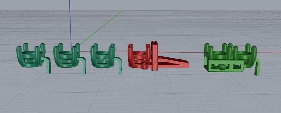 Tenis bracelet Model 4106 3D print model_4