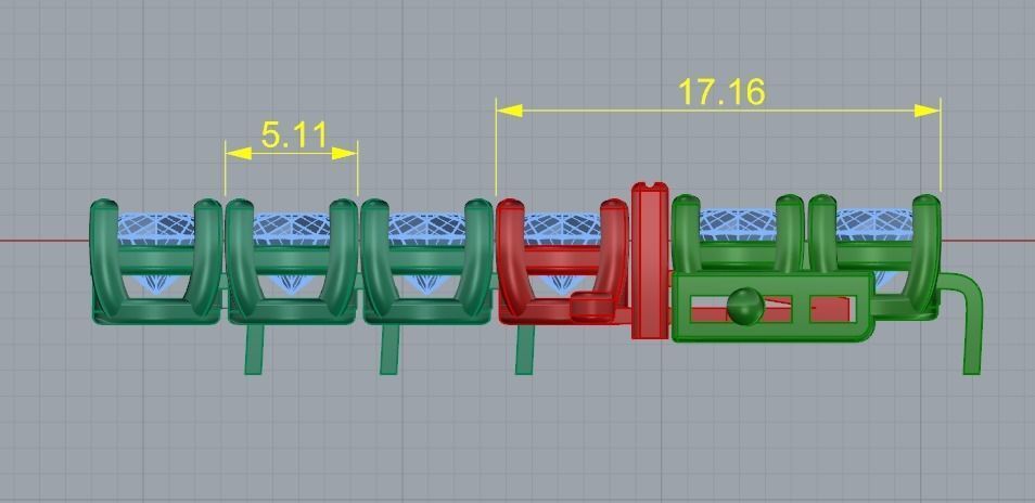 Tenis bracelet Model 4106 3D print model_6
