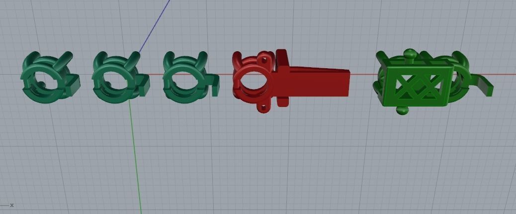 Tenis bracelet Model 4106 3D print model_2