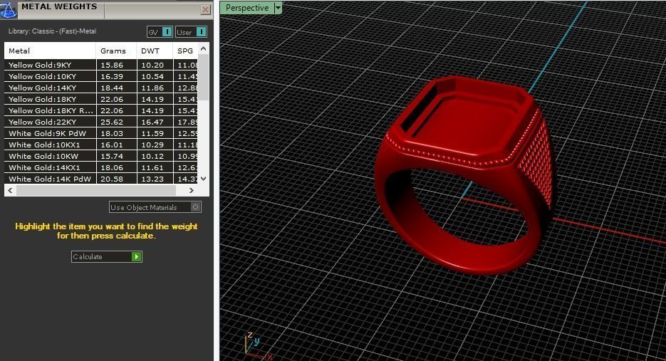 Signet ring Model 4104 3D print model_8