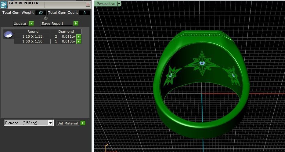 Signet ring Model 4104 3D print model_9