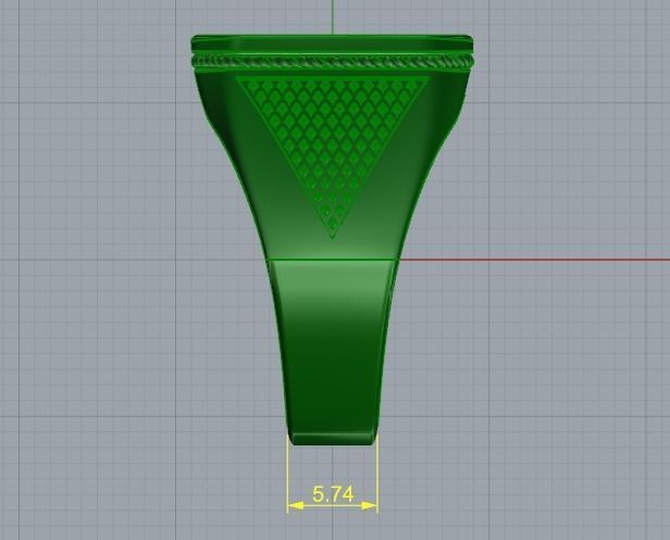Signet ring Model 4104 3D print model_7