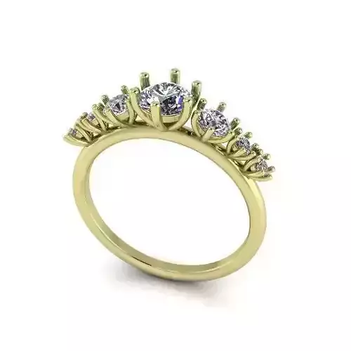 Engagement halo rings Model 4100