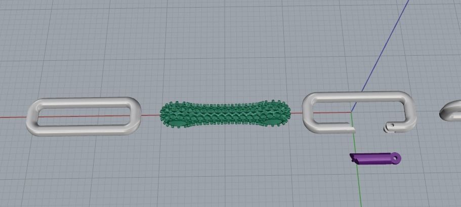 Bracelet Model 4098 3D print model_3