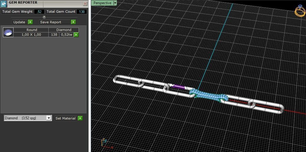 Bracelet Model 4098 3D print model_9