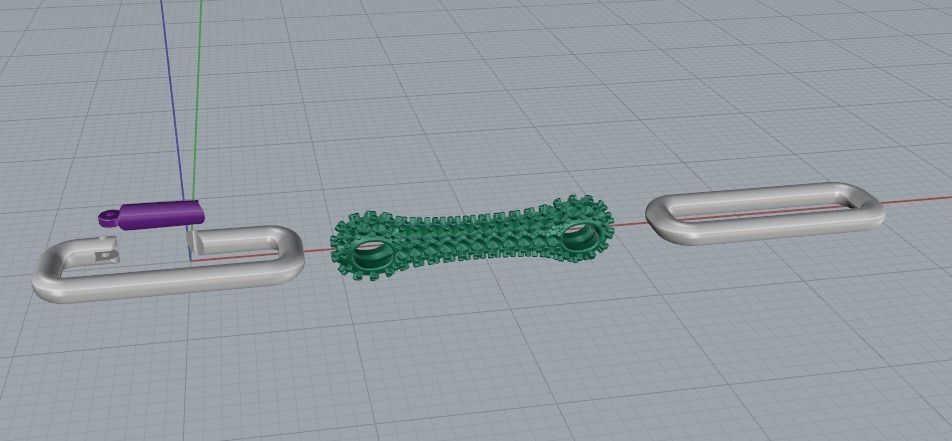 Bracelet Model 4098 3D print model_2