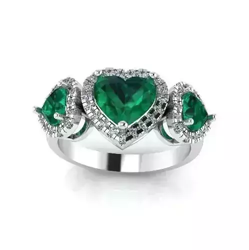 Heart ring Model 4097