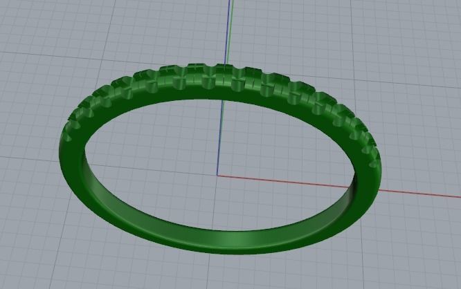 Ring Model 4096 3D print model_2