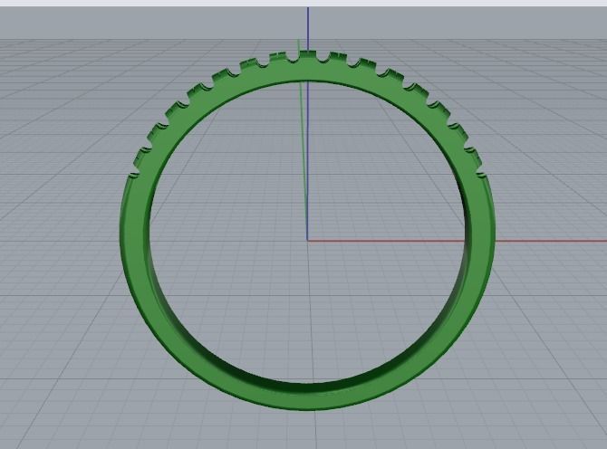 Ring Model 4096 3D print model_3