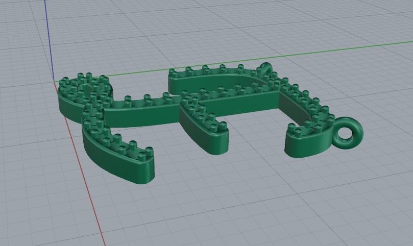 Letter Model 4092 3D print model_3