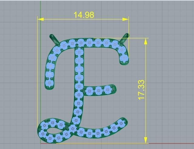 Letter Model 4092 3D print model_5