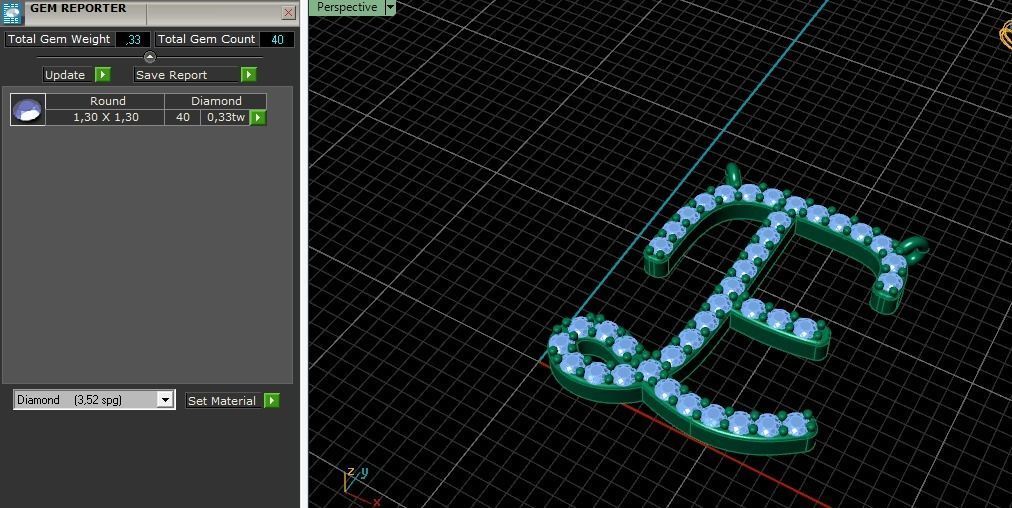 Letter Model 4092 3D print model_7