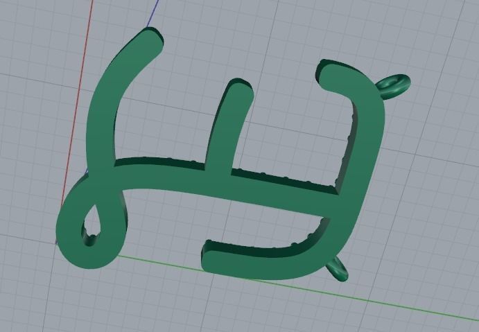 Letter Model 4092 3D print model_4