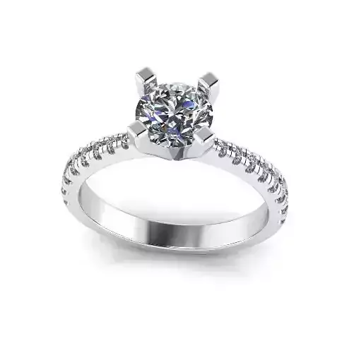 Engagement halo rings Model 4083