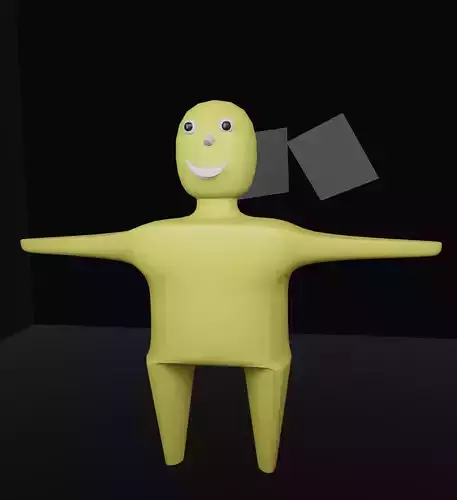 Robot Person Free low-poly 3D model
