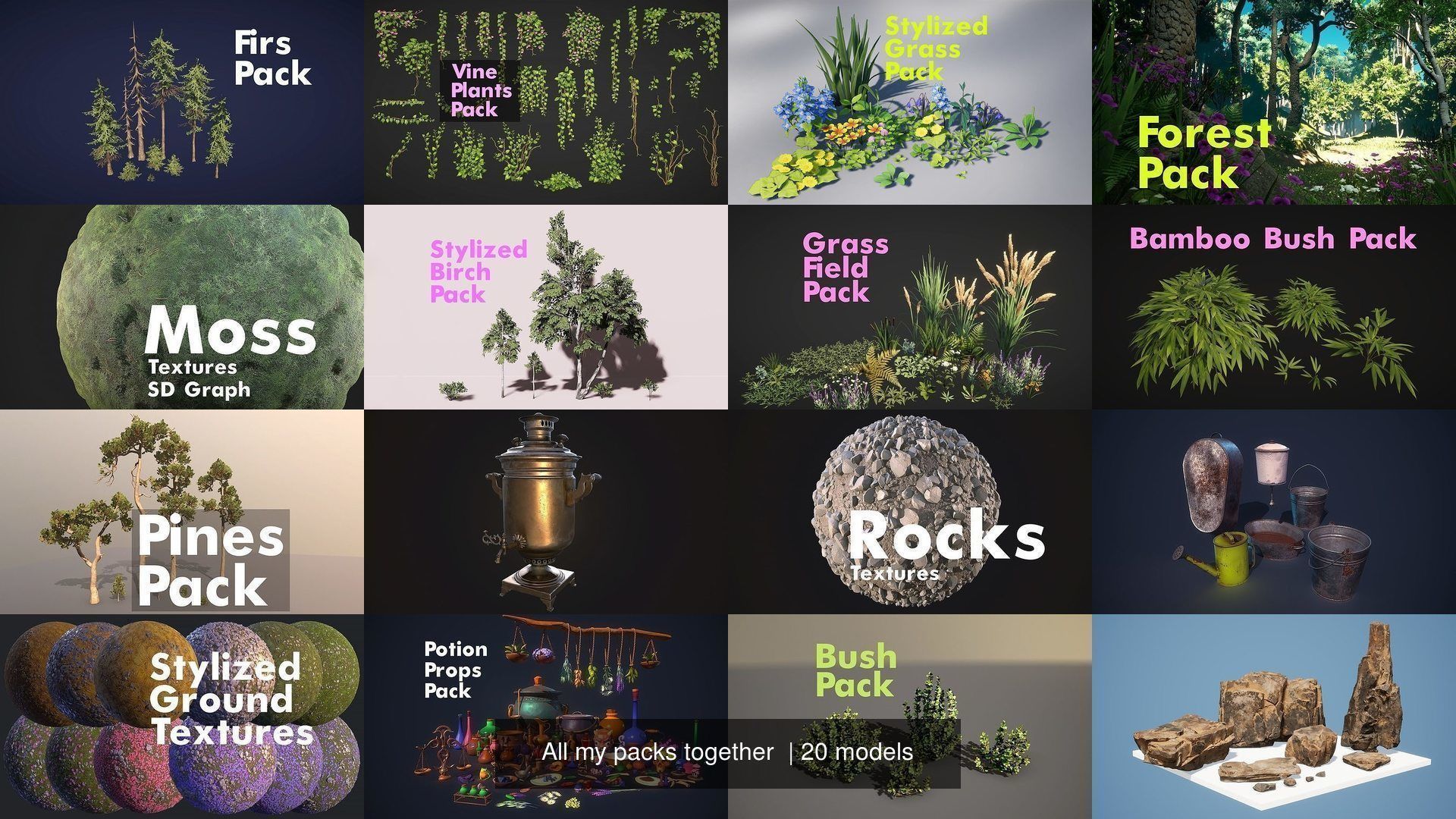 Almost all my packs together  3D Model Collection_19