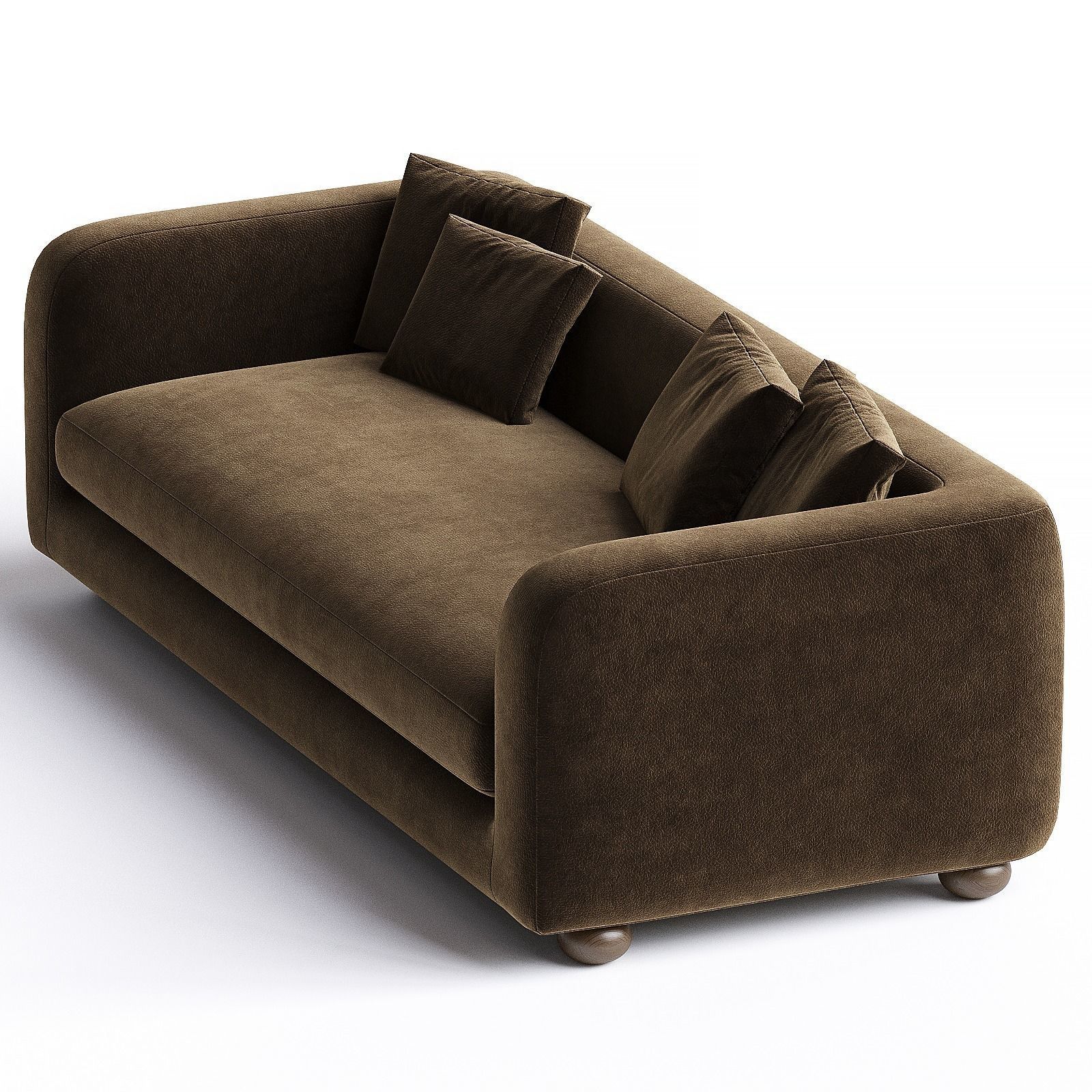 Gidget Sofa Sheepskin Camel 3d model  3D model_1