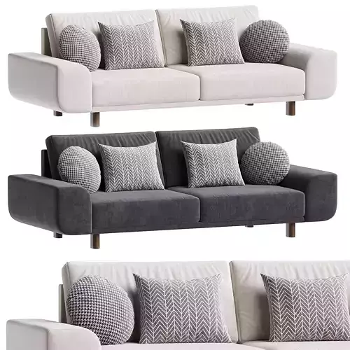 THIERRY LEMAIRE Sofa Jeanne 3d model 
