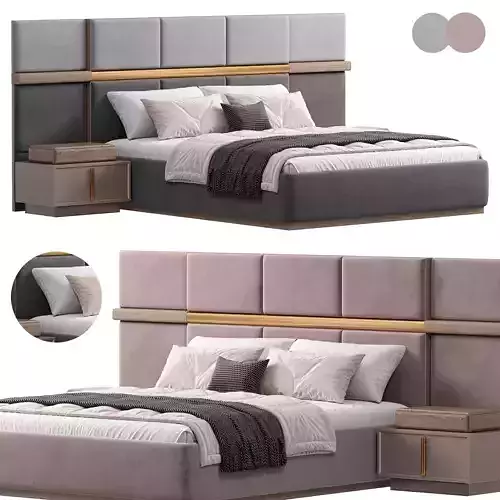 Atlas bed by Akyuz Mobilya