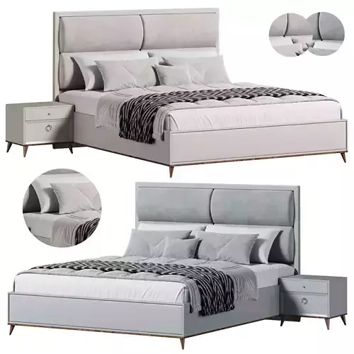 Zeta Yatak Odasi by Akyuzmobilya