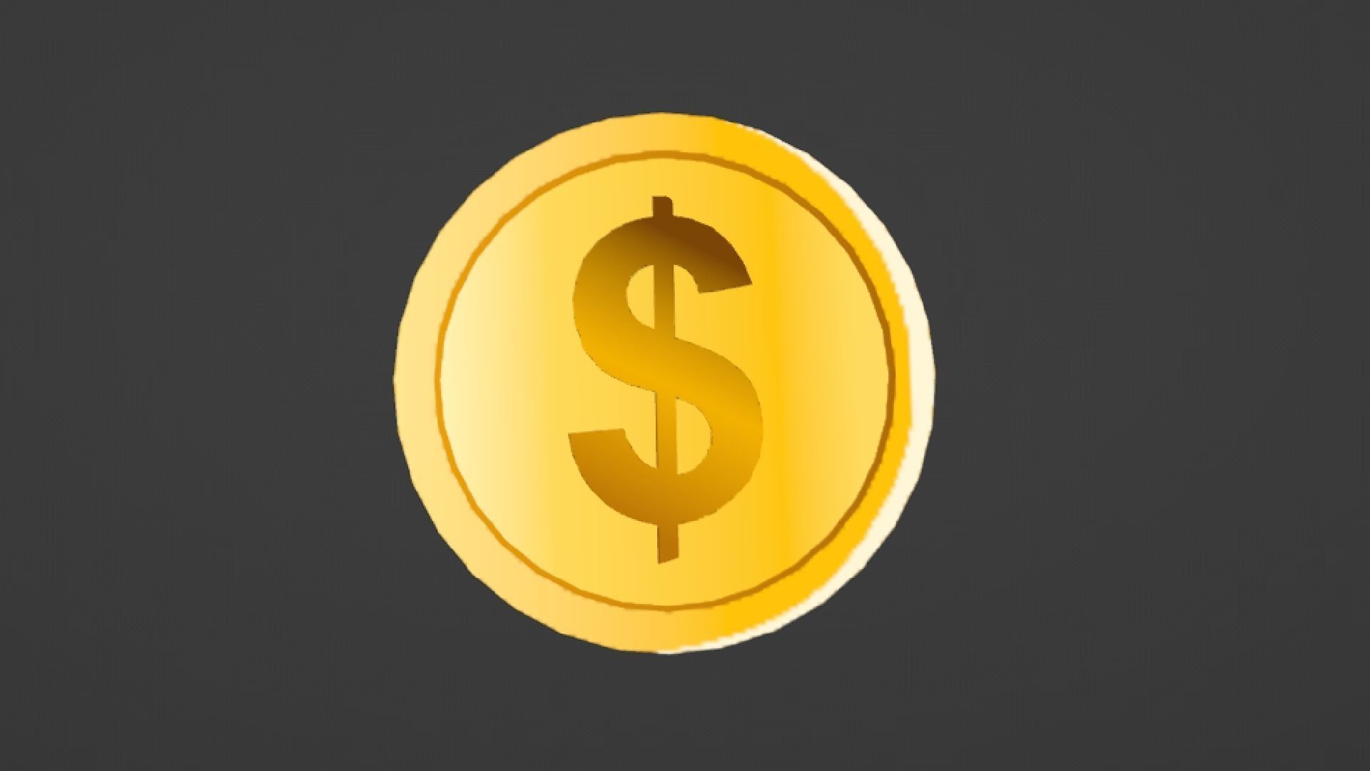 Gold Coin lowpolly pack Low-poly 3D model_1