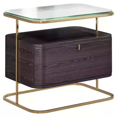  Augusto Bedside Table By Luxdeco 3D model