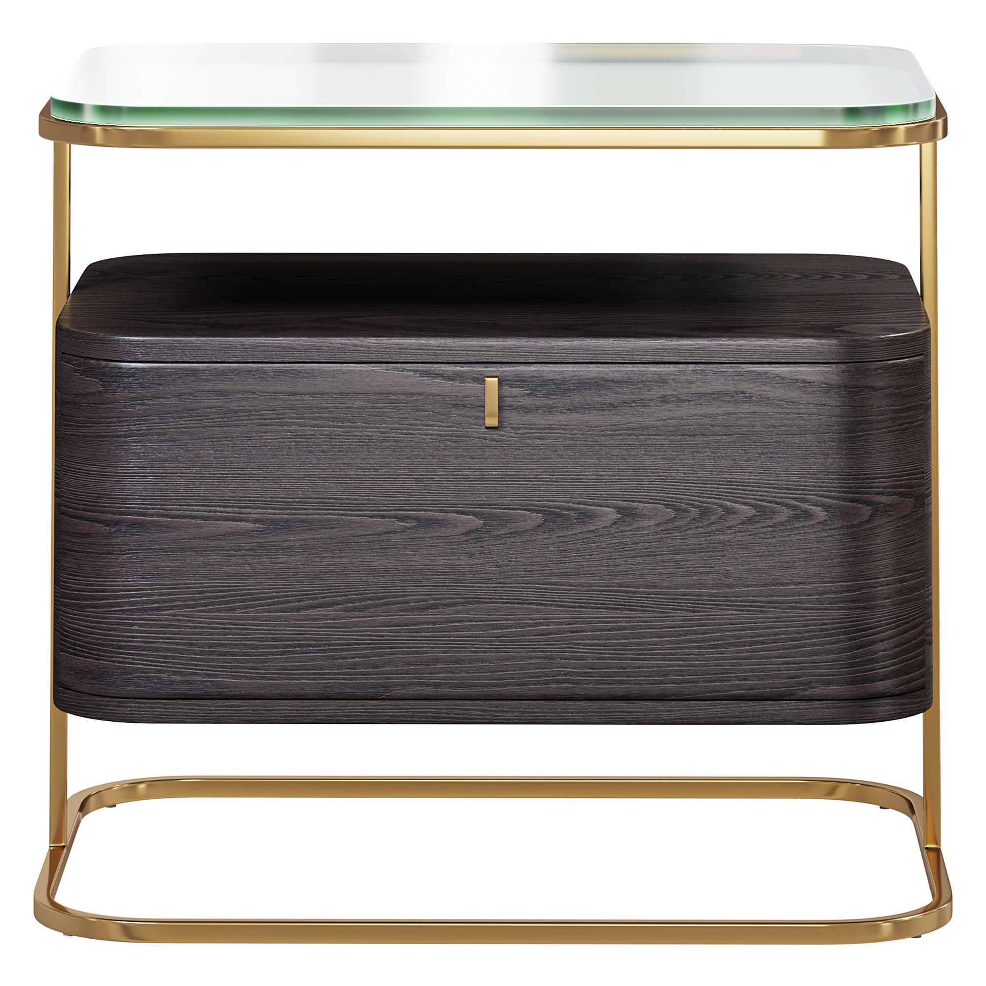 Augusto Bedside Table By Luxdeco 3D model_1