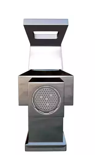 Grohe Product-faucet-EUROCUBE BIDET MIXER half inch Low-poly 3D model