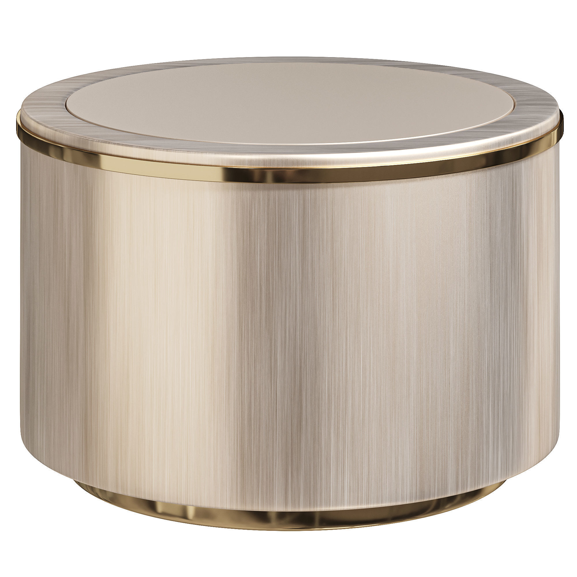 Circle In Time Coffee Table By Luxdeco Collection 3D model_1