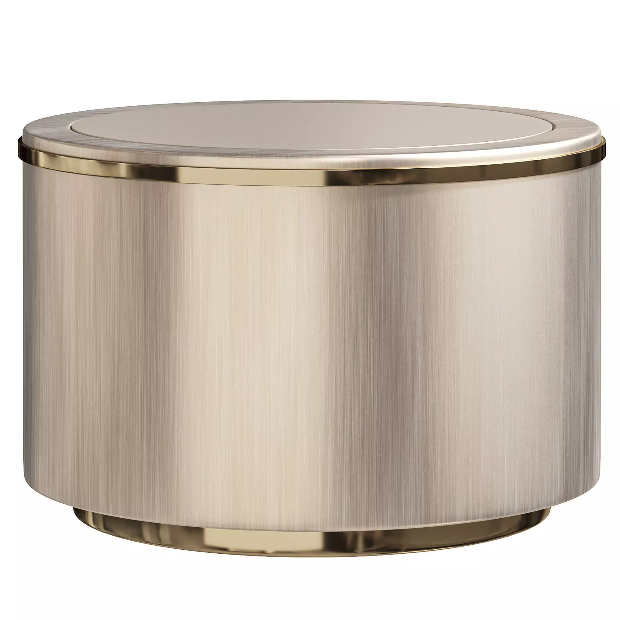 Circle In Time Coffee Table By Luxdeco Collection 3D model_0