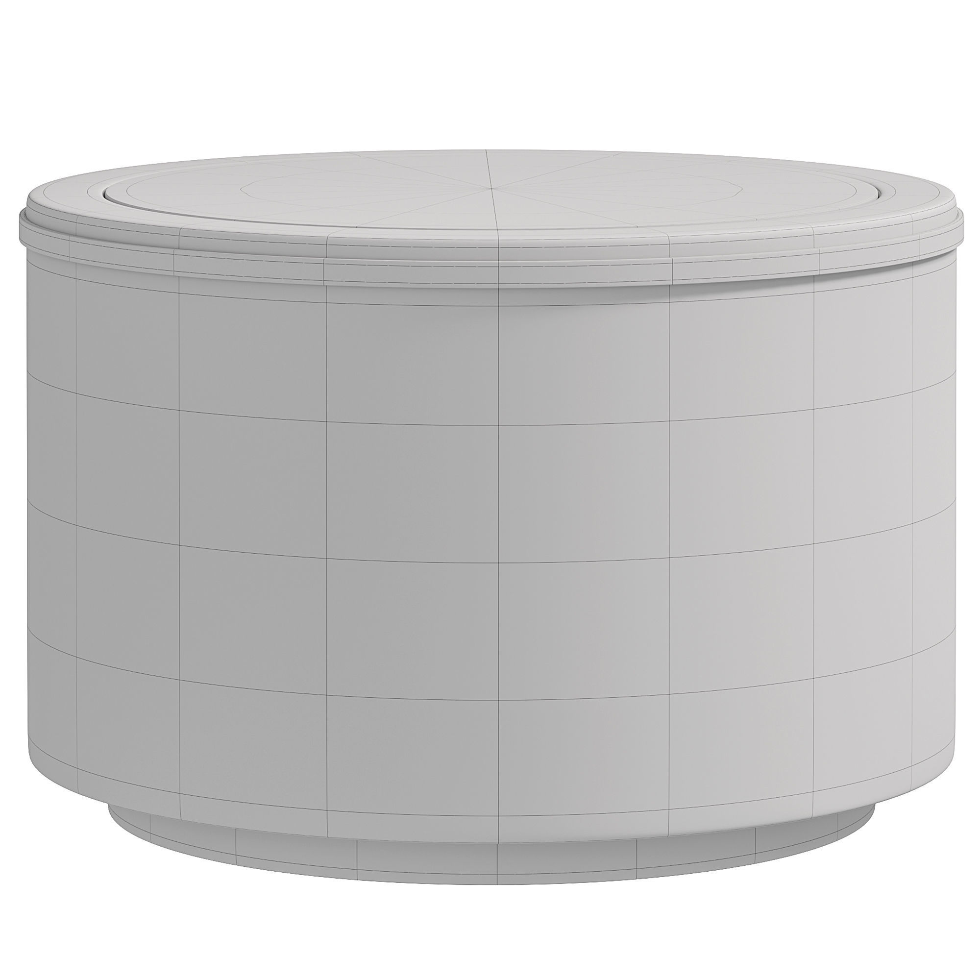 Circle In Time Coffee Table By Luxdeco Collection 3D model_2