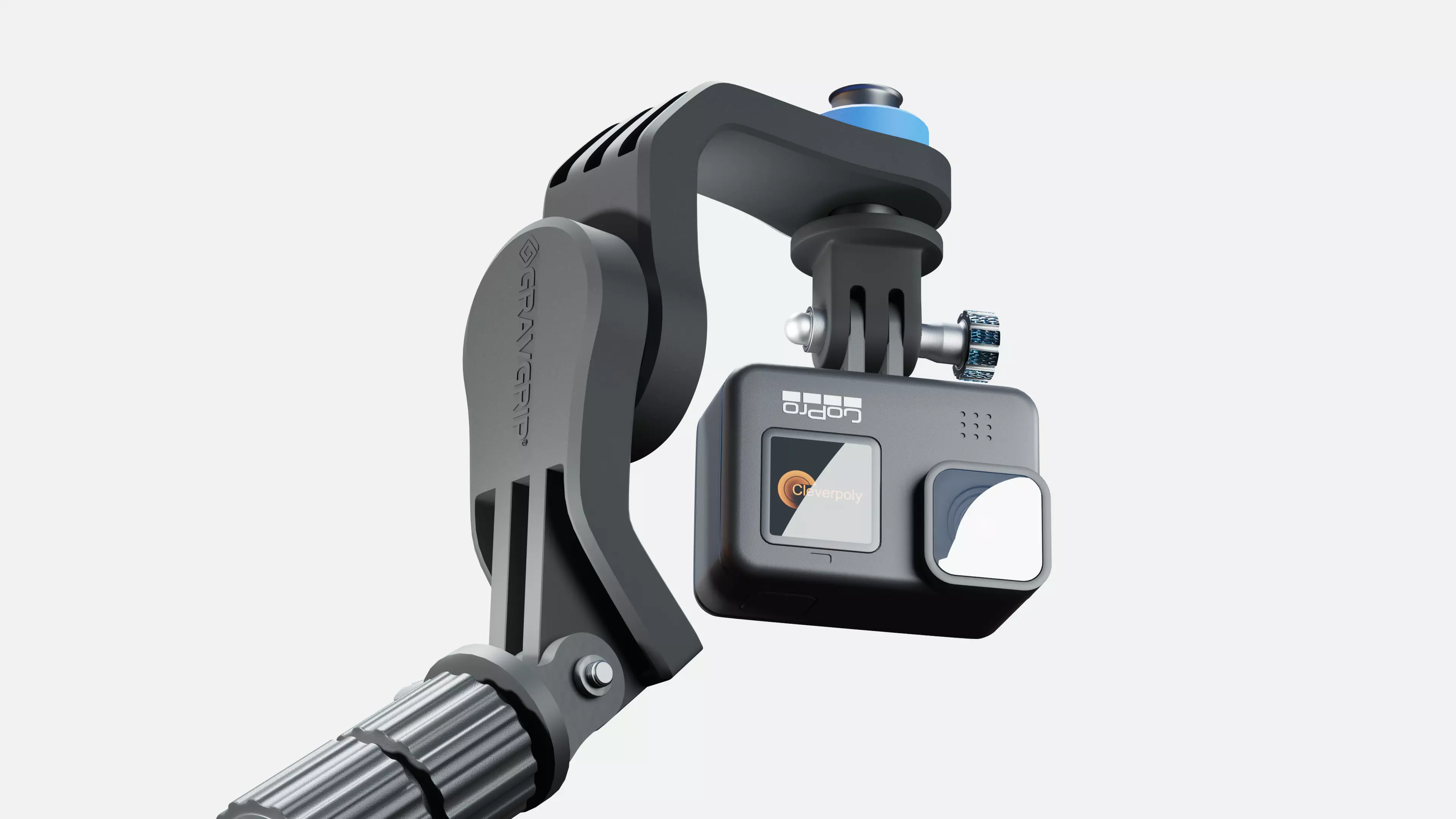 GoPro camera 3D model_0