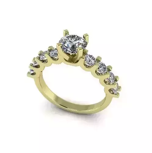 Engagement halo rings Model 4170