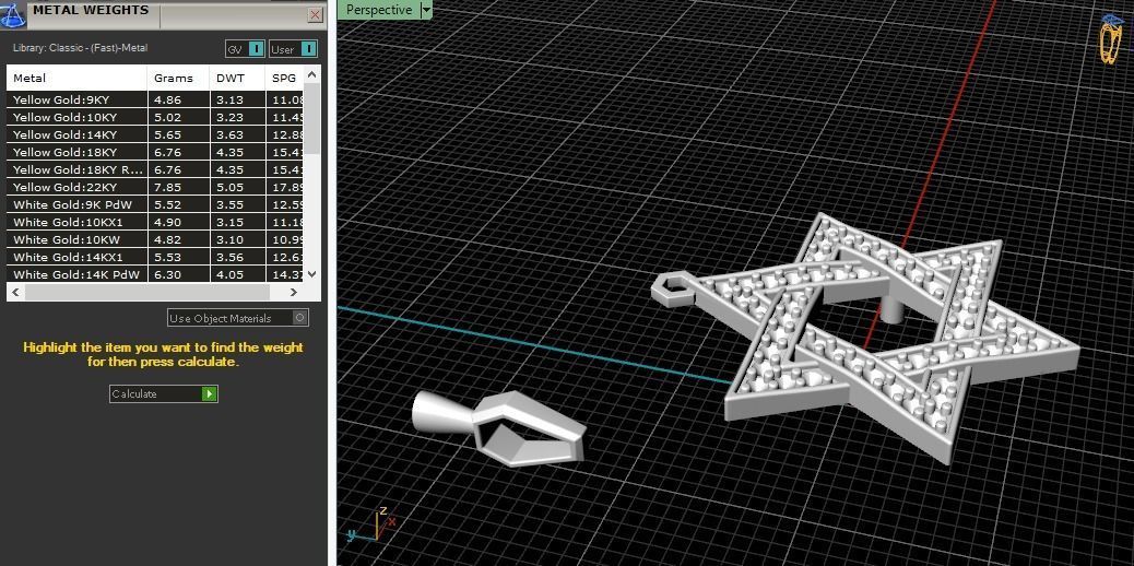 Star of David pendant Model 4168 3D print model_7