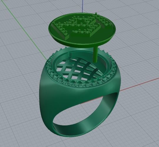 Man ring Model 4166 3D print model_2