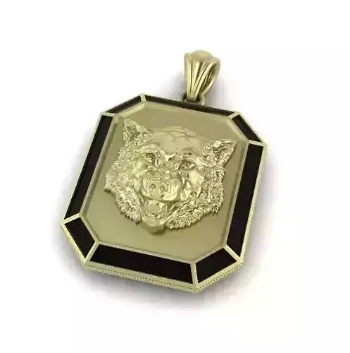 Wolf pendant Model 4161