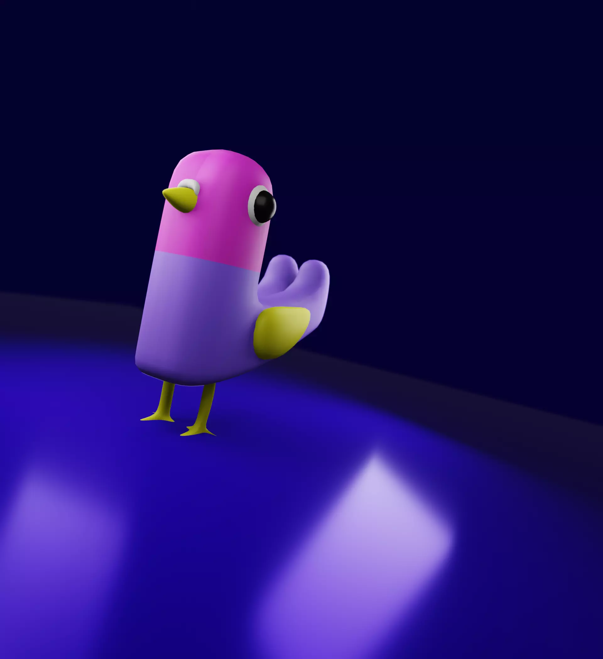 cute Bird 3D model_0