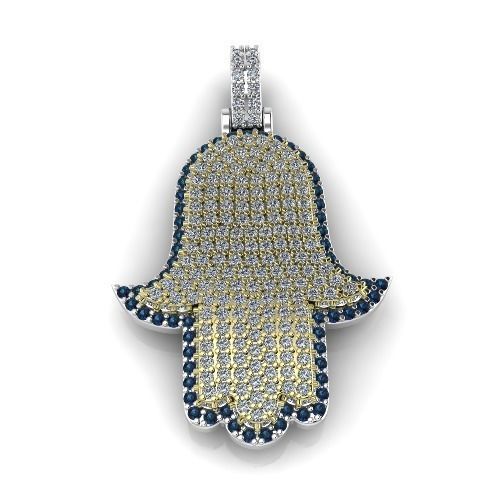 Hamsa pendant Model 4148 3D print model_1