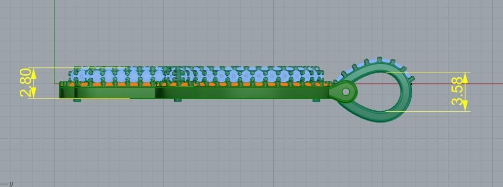 Hamsa pendant Model 4148 3D print model_6