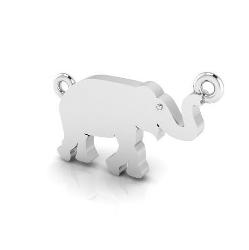Elephant pendant Model 4144 3D print model_1