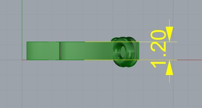 Elephant pendant Model 4141 3D print model_6