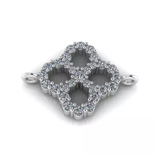 Pendant flower Model 4137 3D print model_0