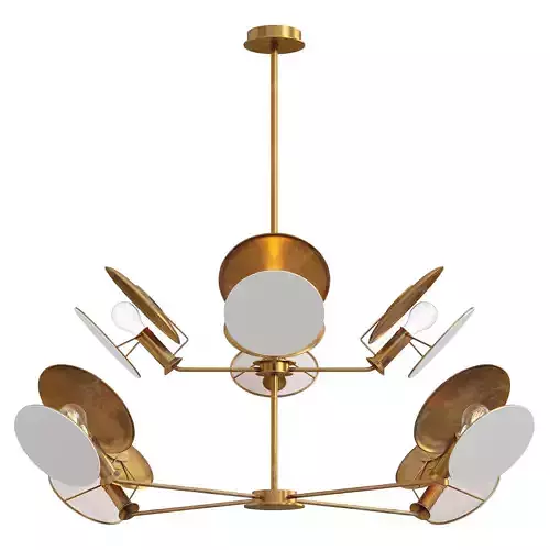 Antique Brass Osiris Chandelier by Luxdeco
