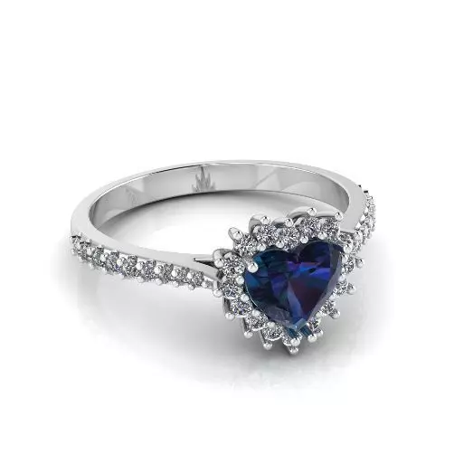 Heart ring Model 4132 3D print model_0