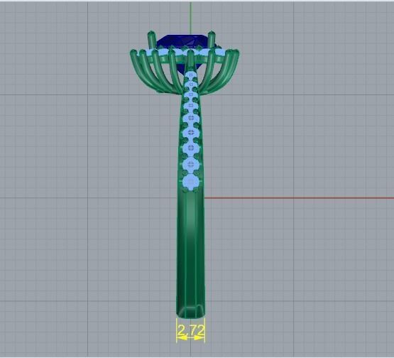 Heart ring Model 4132 3D print model_6