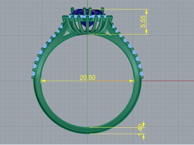 Heart ring Model 4132 3D print model_5