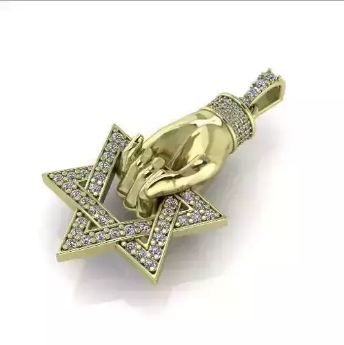 Star of David pendant Model 4131