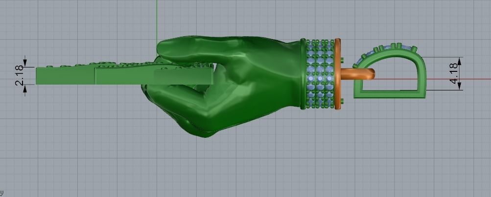 Star of David pendant Model 4131 3D print model_6