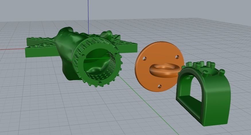 Star of David pendant Model 4131 3D print model_3