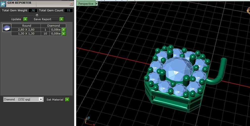 Link for necklace Model 4128 3D print model_8